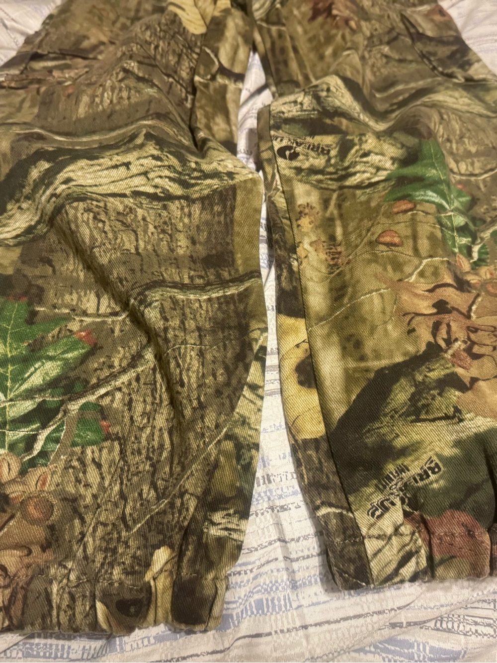 Men's Camo Hunting Pants - Olive Green